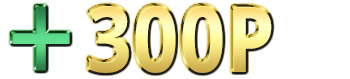 +300P